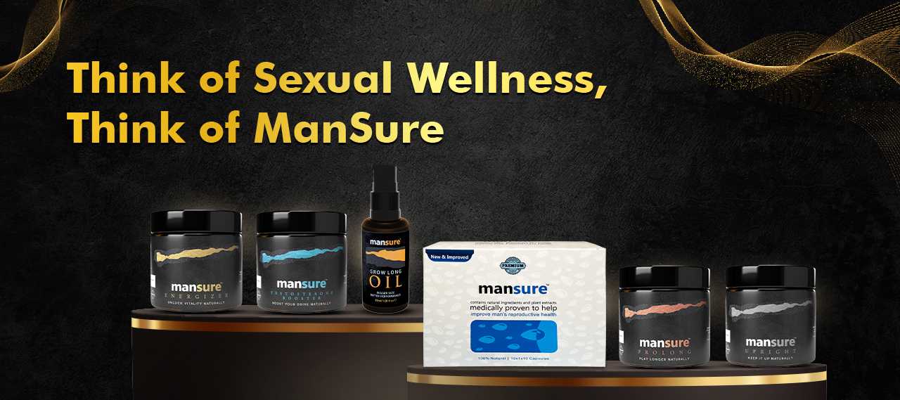Buy ManSure Products for Men's Health Directly From Company