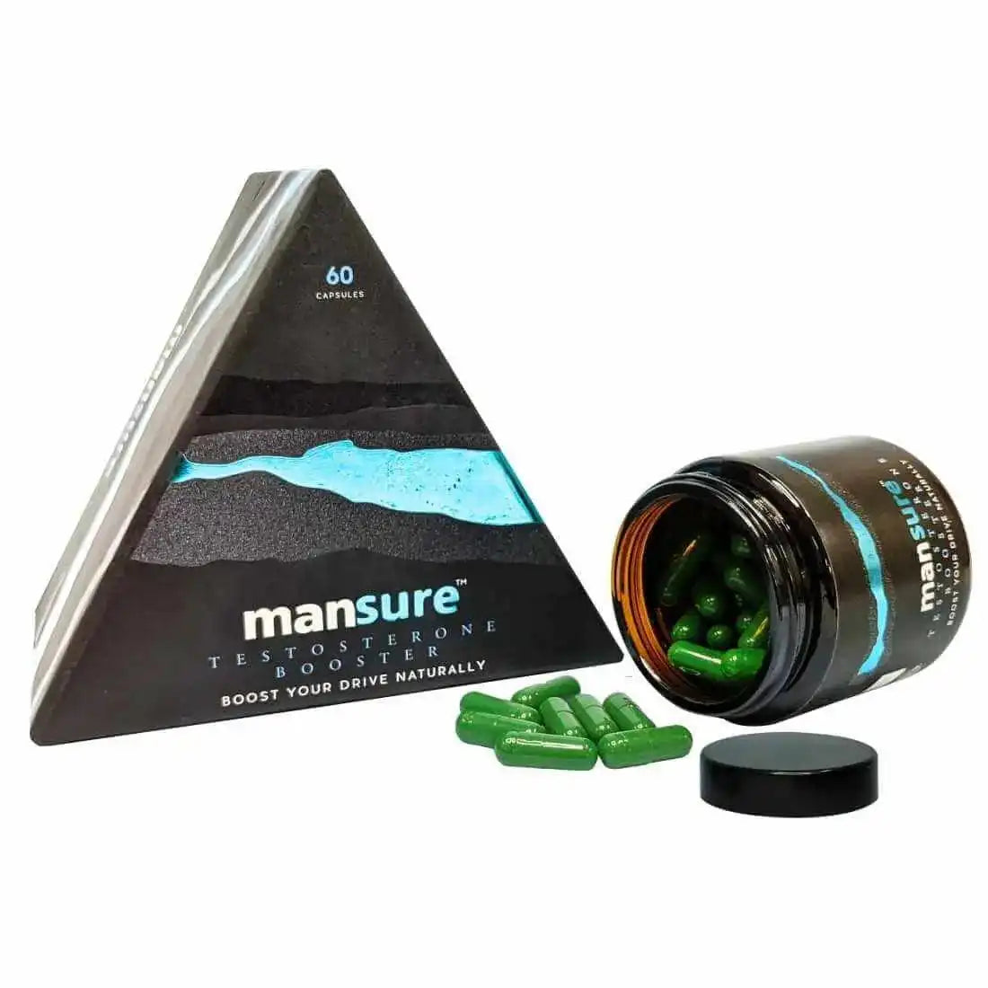 Buy 1 Pack ManSure TESTOSTERONE BOOSTER for Men's Health - 60 Capsules