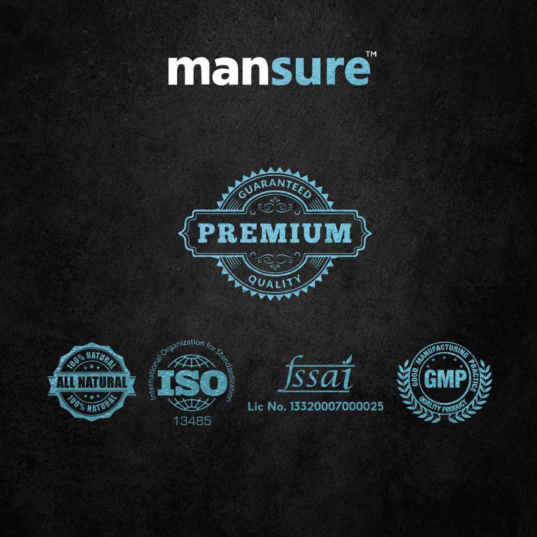 ManSure TESTOSTERONE BOOSTER for Men's Health - 60 Capsules ManSure